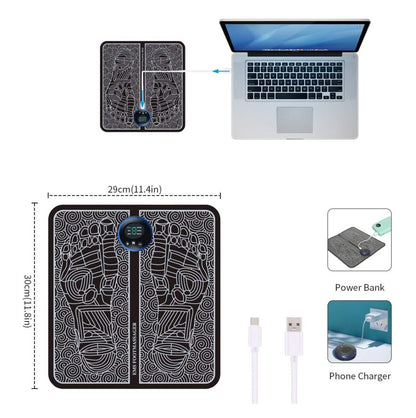 TAPETE MASAJEADOR ELECTROESTIMULADOR DE PIES
