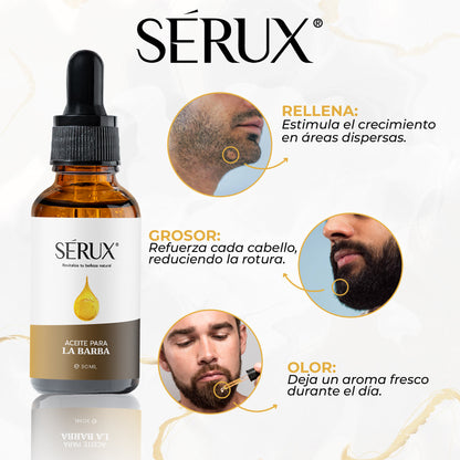 ACEITE PARA BARBA SERUX 30ML