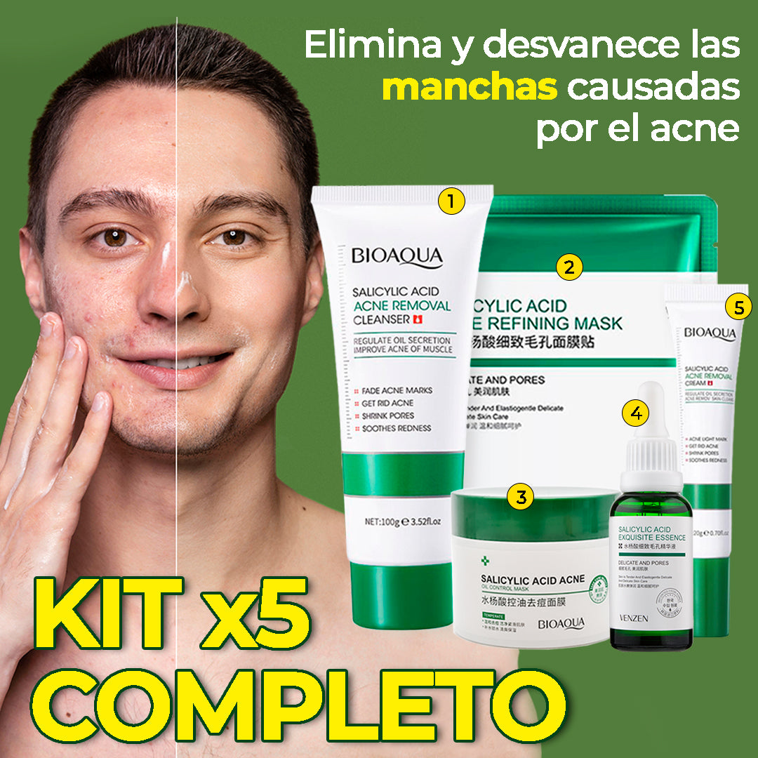 COMBO ÁCIDO SALICÍLICO BIO 5 PRODUCTOS